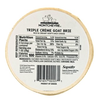 Montchevre Triple Creme Goat Brie