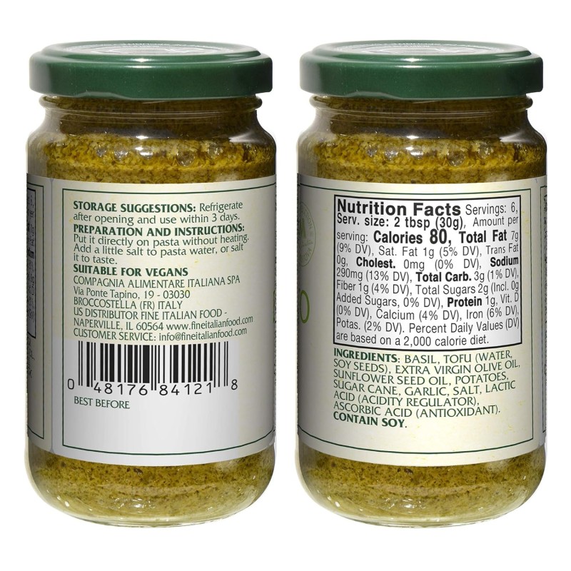 Montova Basil Pesto Vegan