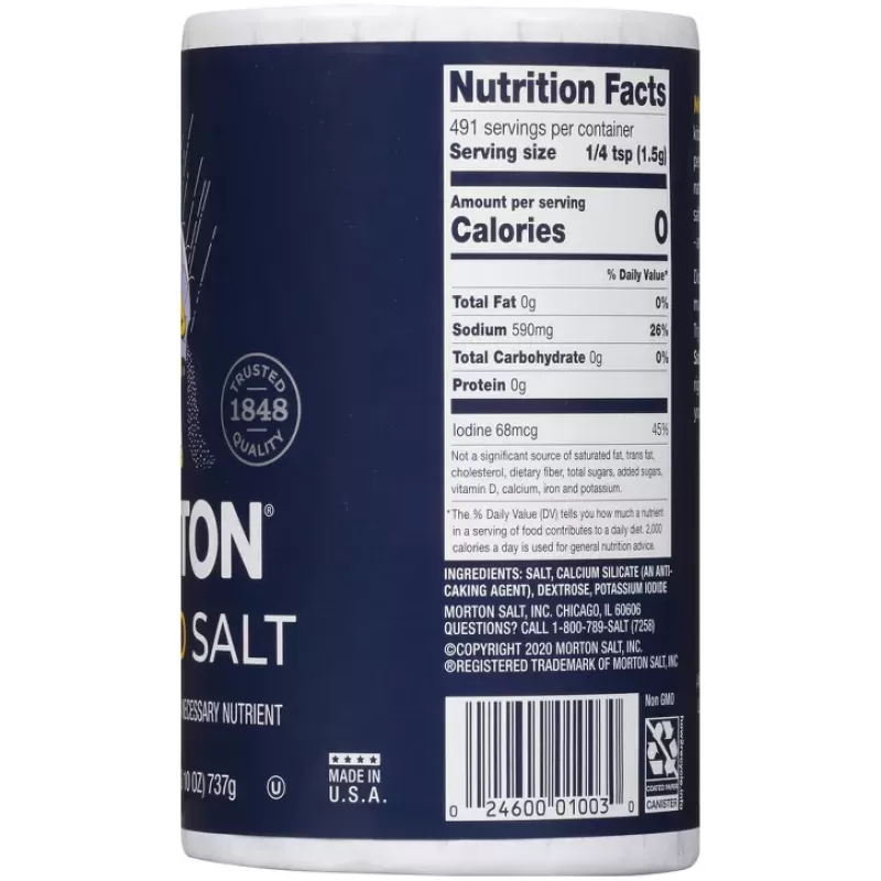 Morton Iodized Salt