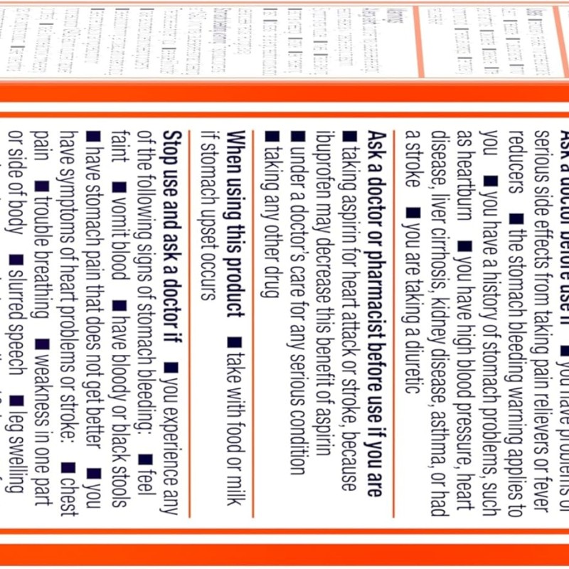Motrin IB Ibuprofen Tablets