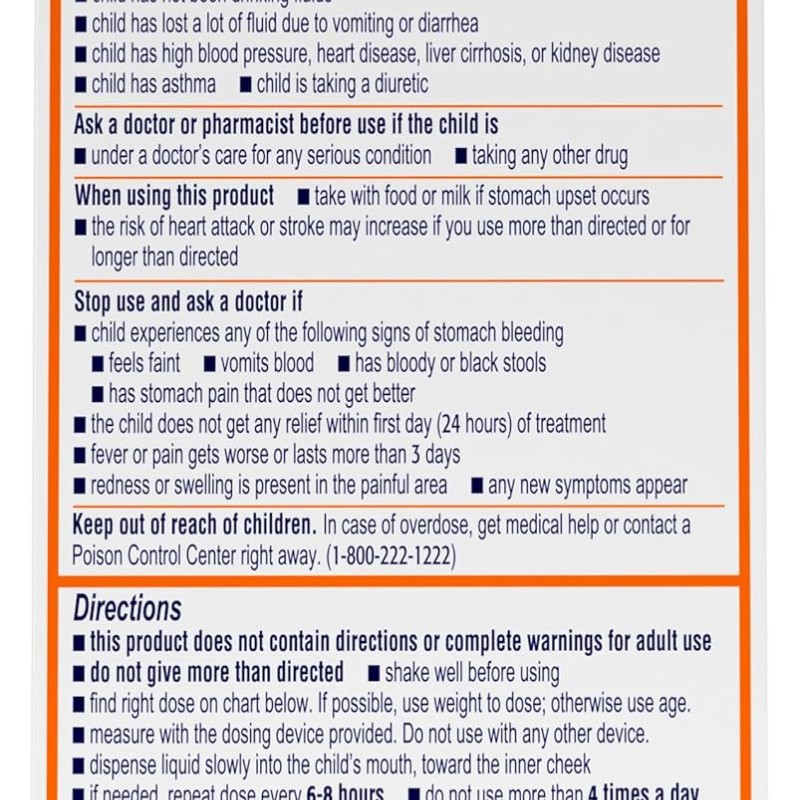 Motrin Infant Drops Berry Size .5 Oz