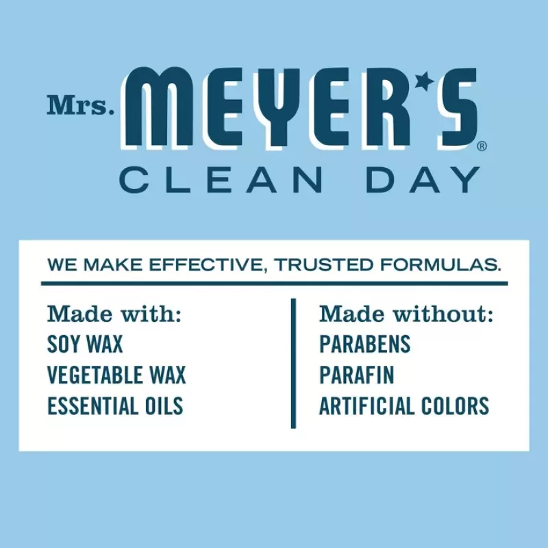 Mrs. Meyer’s Clean Day Rain Water Soy Candle