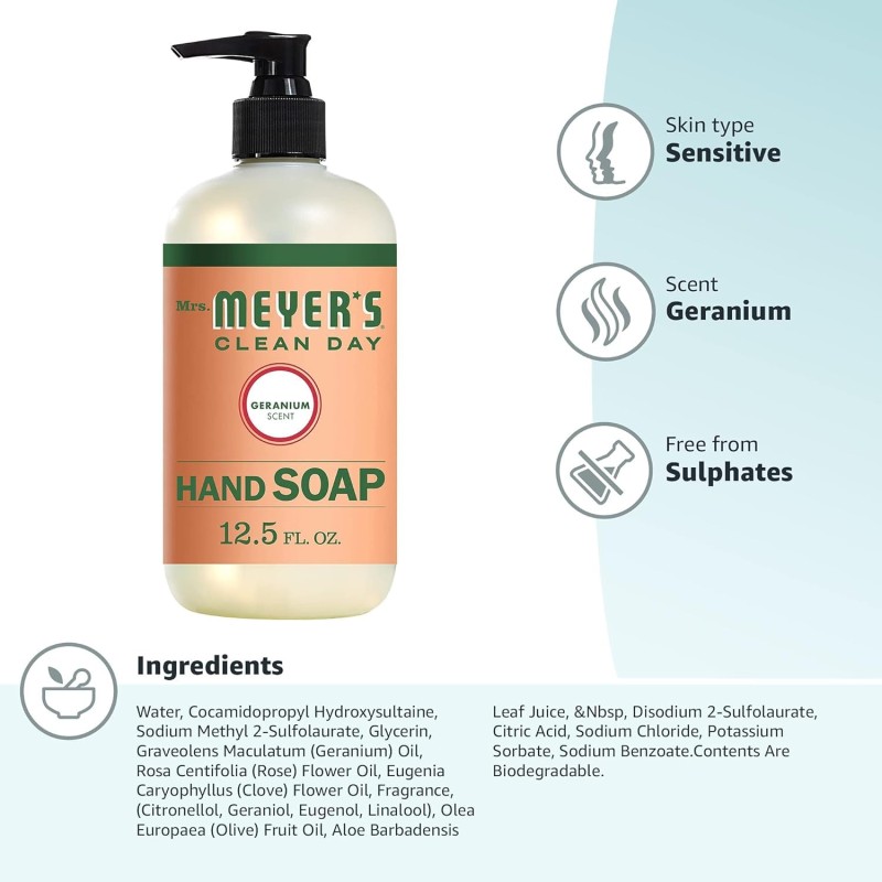 Mrs. Meyer's Hand Soap Geranium