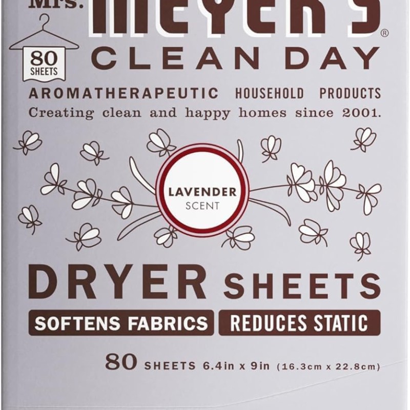 Mrs. Mayer's Dryer Sheets Lavender
