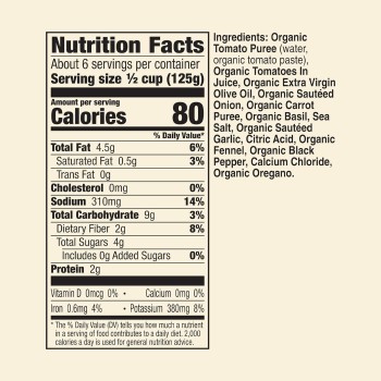 Muir Glen Organic Tomato Basil Pasta Sauce