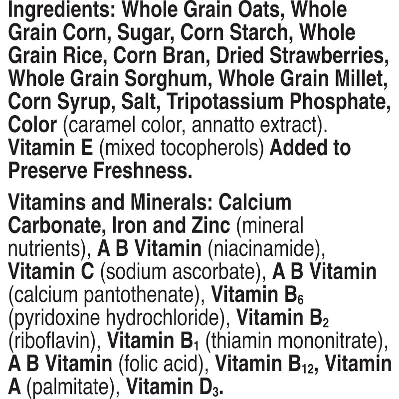 Multi Grain Cheerios Real Strawberries