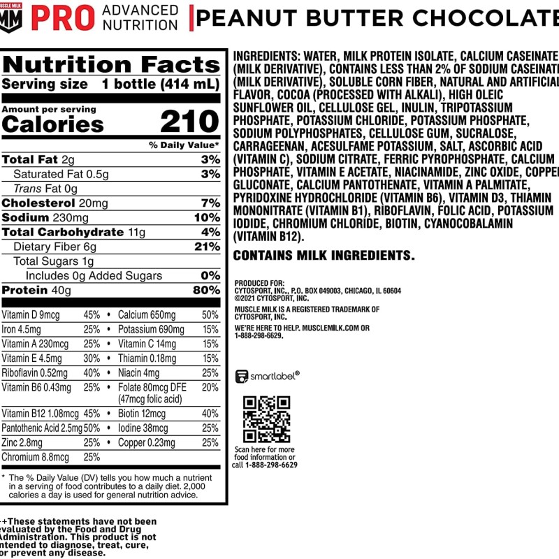 Muscle Milk Pro Chocolate Peanut Butter
