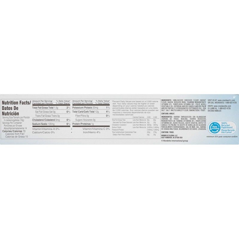 Nabisco Premiun Saltline Crackers