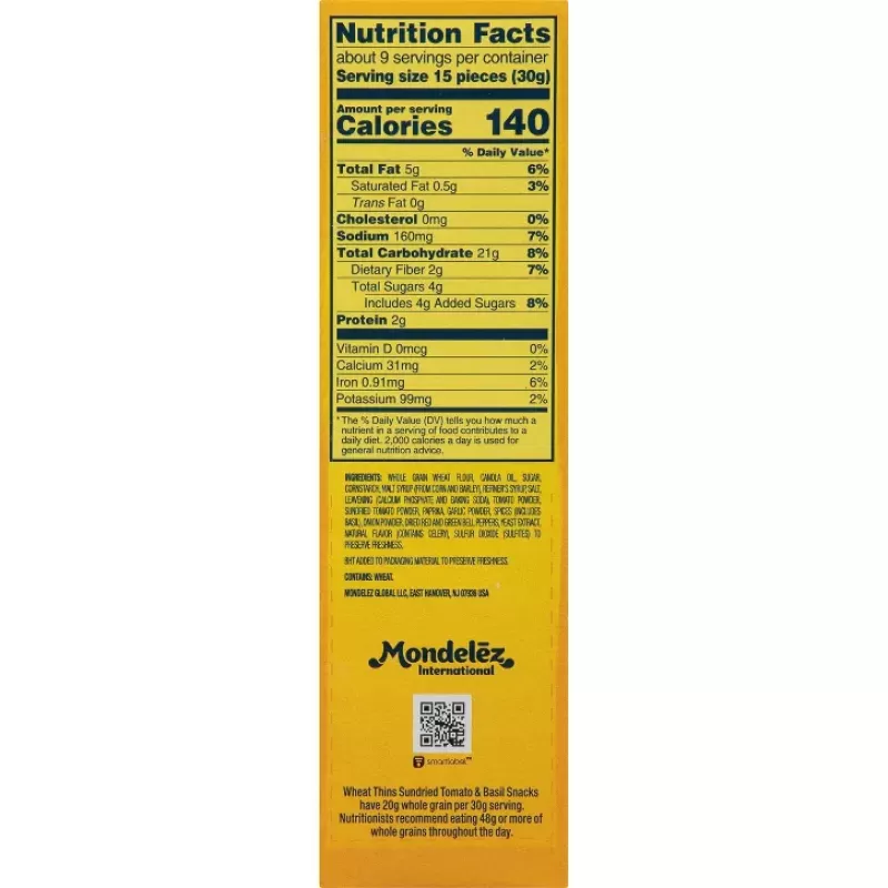 Nabisco Wheat Thins Tomato & Basil