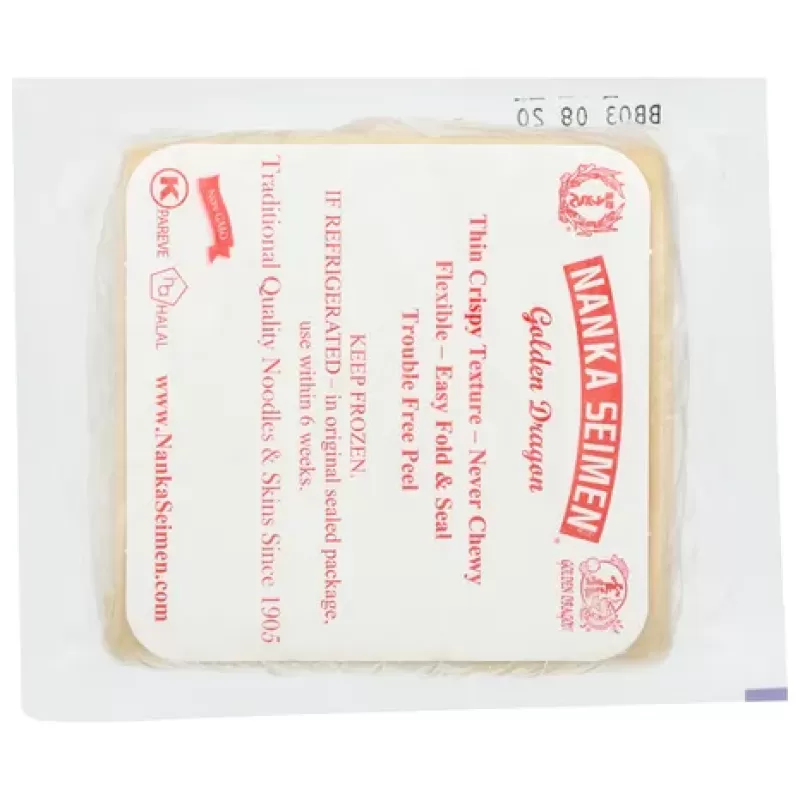 Nanka Seimen Golden Dragon Won Ton Skin