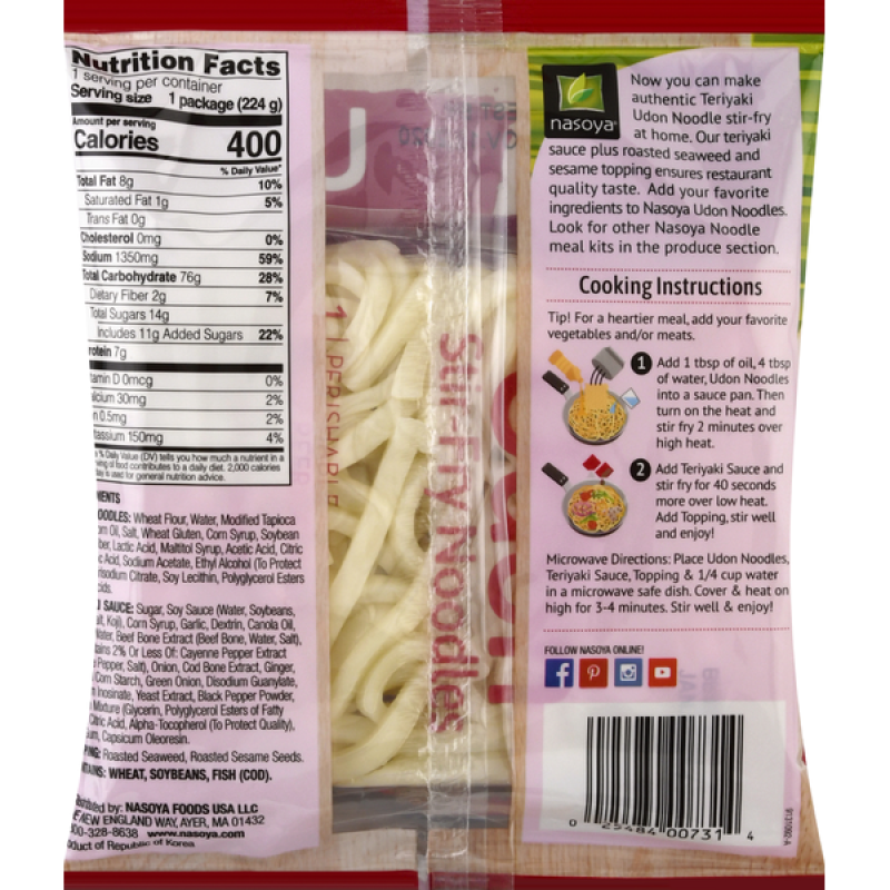Nasoya Udon Teriyaki Flavor
