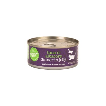 Natural Value Cat Food Tuna & Toppings With Salmon