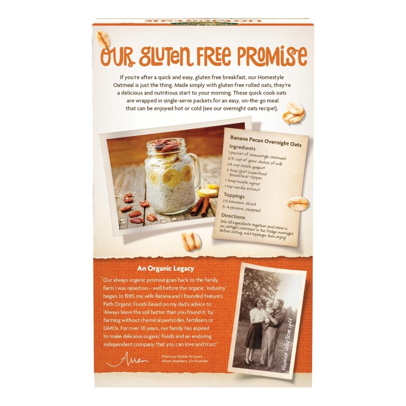 Nature’s Path Oatmeal Homestyle