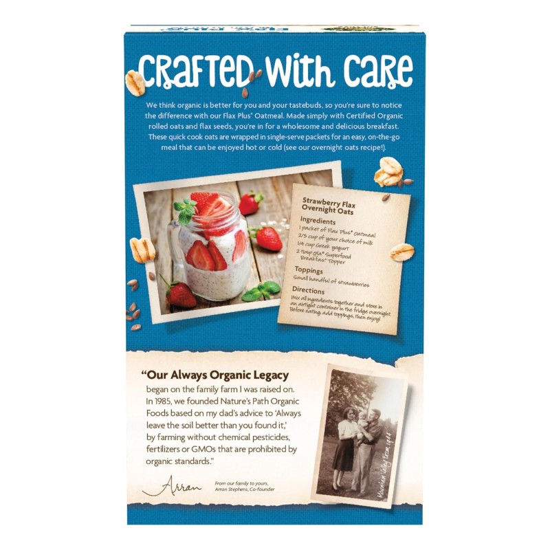 Nature’s Path Oatmeal Flax Plus
