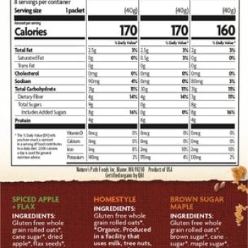 Nature’s Path Oatmeal Variety Pack – Gluten-Free