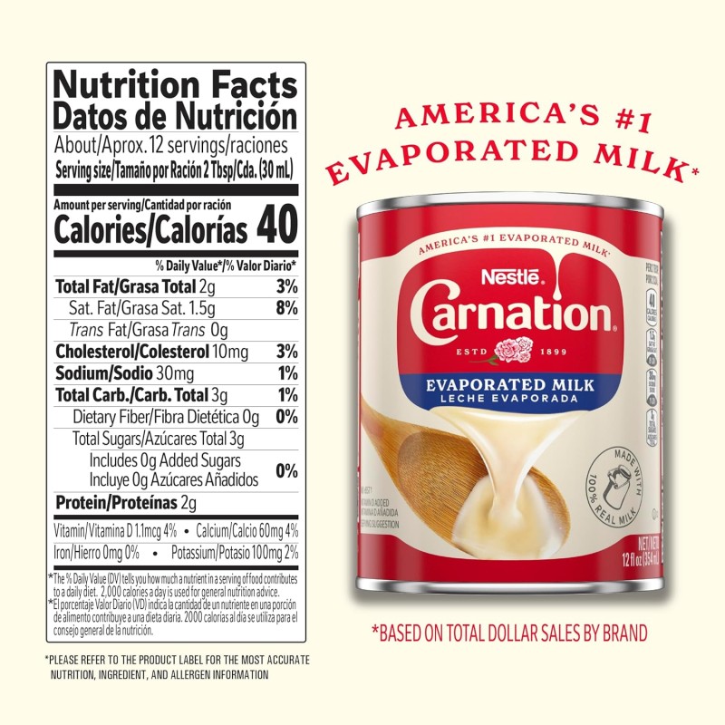 Nestle Carnation Evaporated Milk