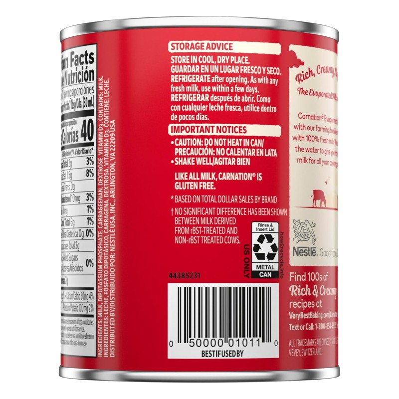 Nestle Carnation Evaporated Milk