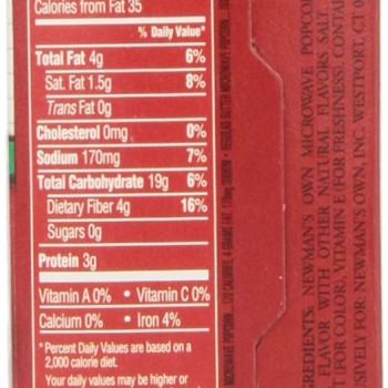 Newman's Own Light Butter Popcorn