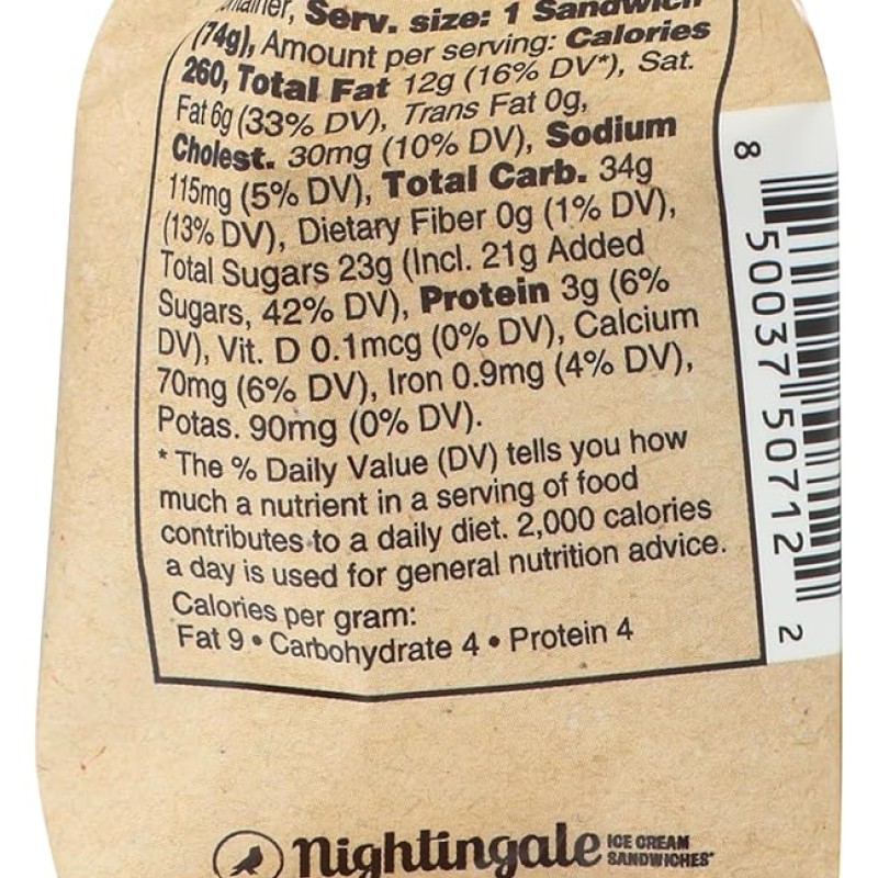 Nightingale Ice Cream Sandwiches Birthday Cake