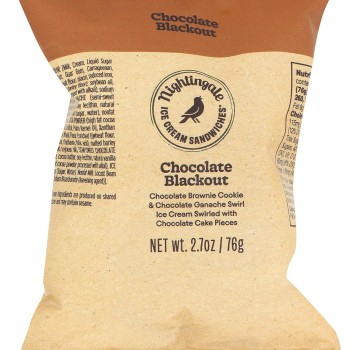 Nightingale Ice Cream Sandwiches Chocolate Blackout
