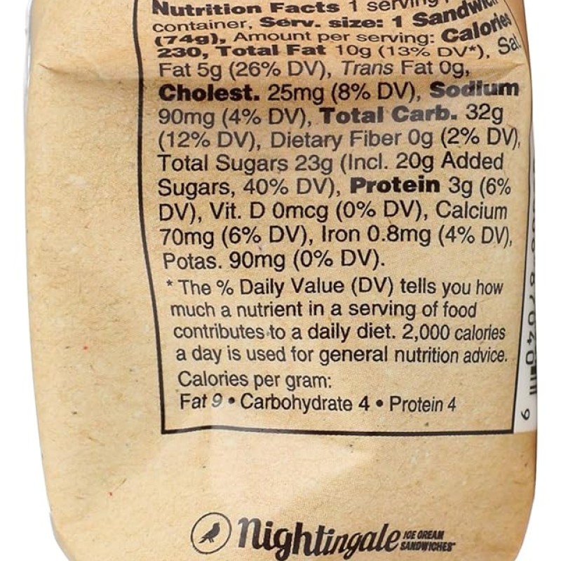 Nightingale Ice Cream Sandwiches Strawberry Shortcake