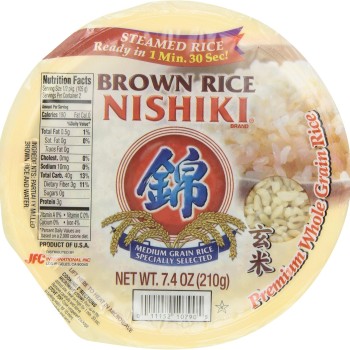 Nishiki Cooked Brown Rice