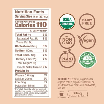 Nitro Oat Milk Latte Original