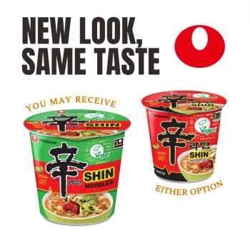 Nongshim Shin Vegan Bowl Noodle