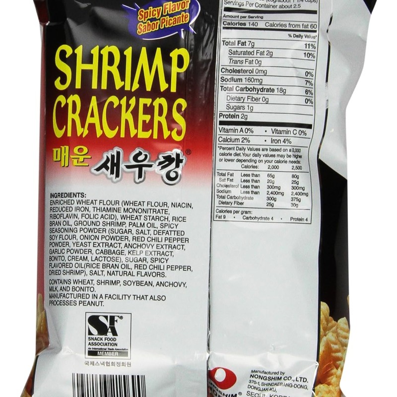 Nongshim Shrimp Cracker — Spicy Flavor