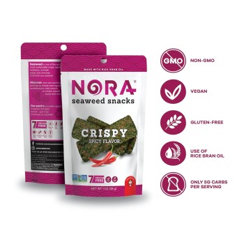 Nora Seaweed Snacks Crispy Spicy