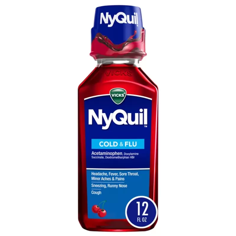 Nyquil Liquid Cherry 8 Oz