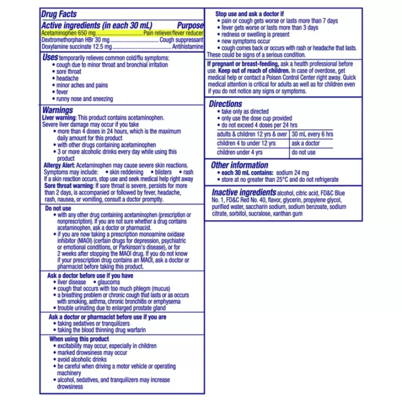 Nyquil Liquid Cherry 8 Oz