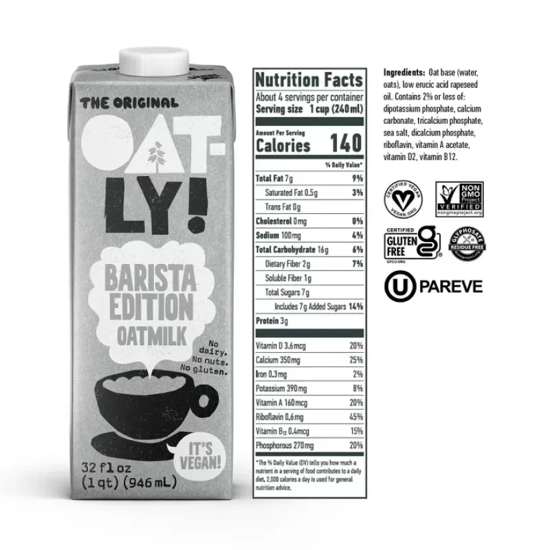 Oatly Original Barista Edition Oatmilk