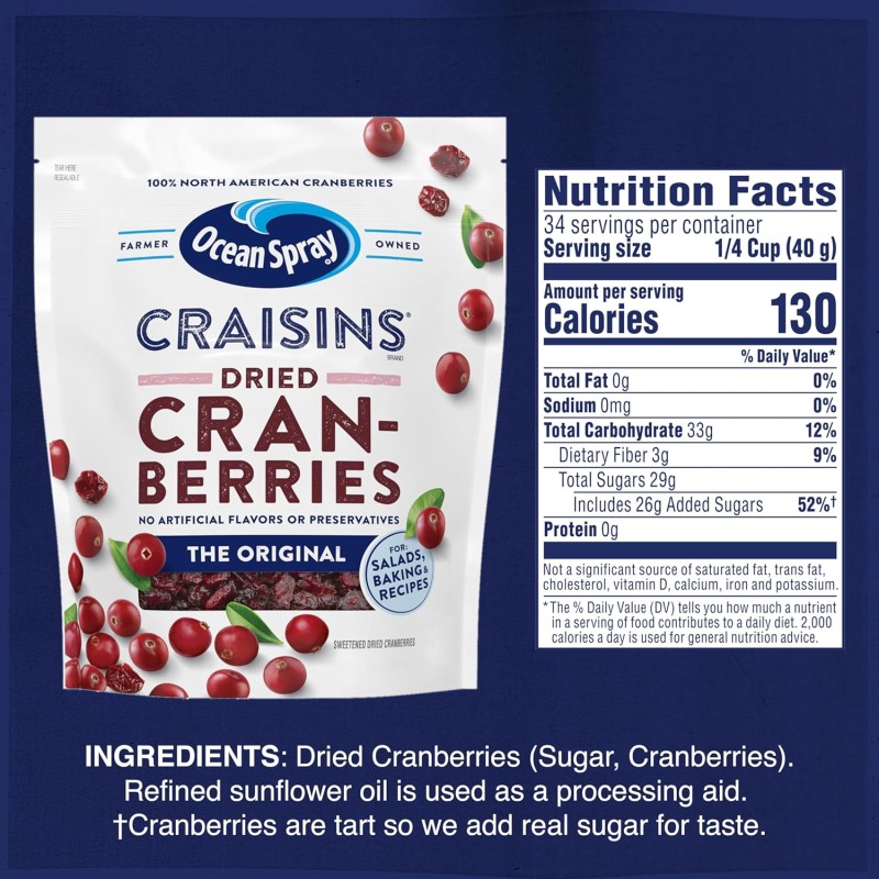 Ocean Spray Craisins Dried Cranberries