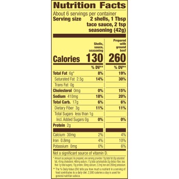 Old El Paso Taco Dinner Kit, 8.8 OZ