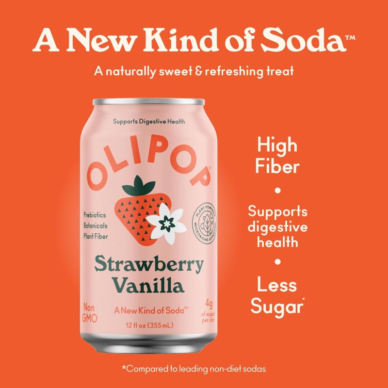 Olipop Strawberry Vanilla