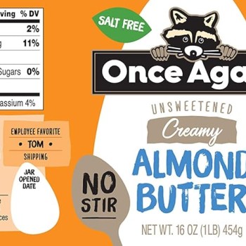 Once Again Natural Almond Butter Creamy