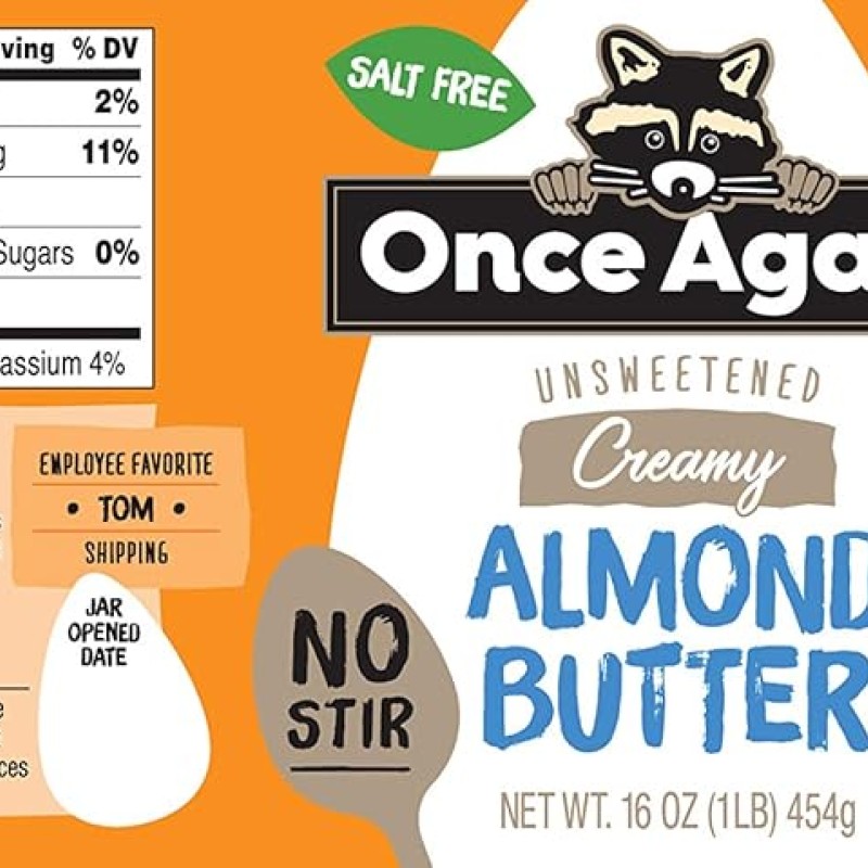 Once Again Natural Almond Butter Creamy