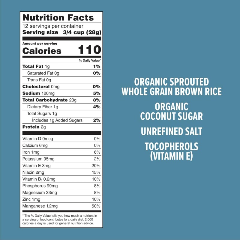 One Degree Sprouted Brown Rice Crisps