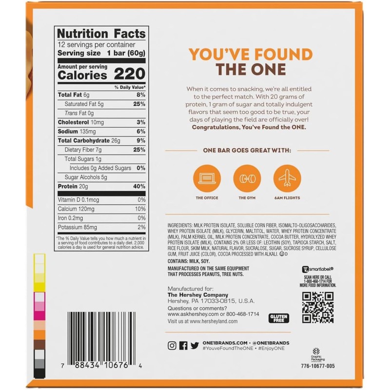 One Protein Bar Maple Glazed Doughnut