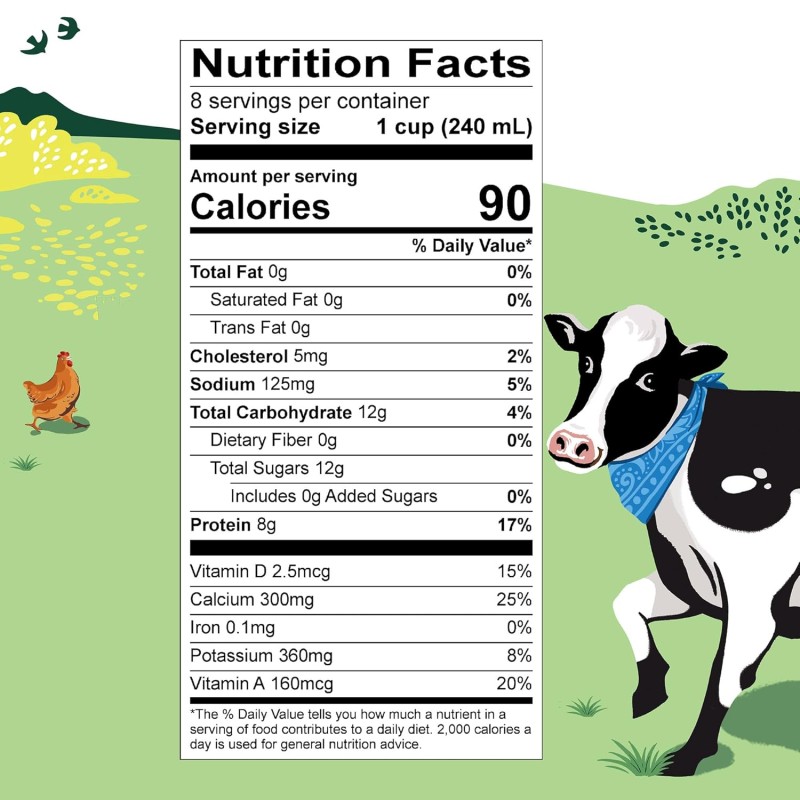 Organic Valley 0% Fat Free Milk