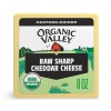 Organic Valley Raw Sharp Cheddar Cheese