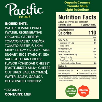 Pacific Organic Low Sodium Tomato Soup