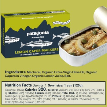 Patagonia Lemon Caper Mackerel