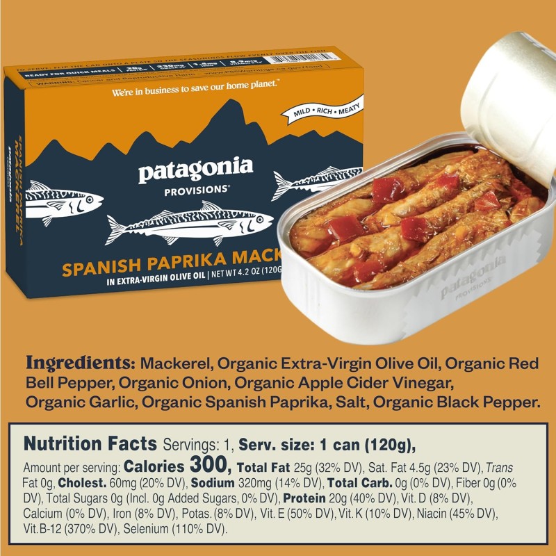 Patagonia Spanish Paprika Mackerel