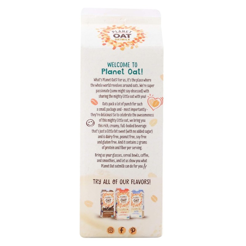 Planet Oat Oatmilk Extra Creamy