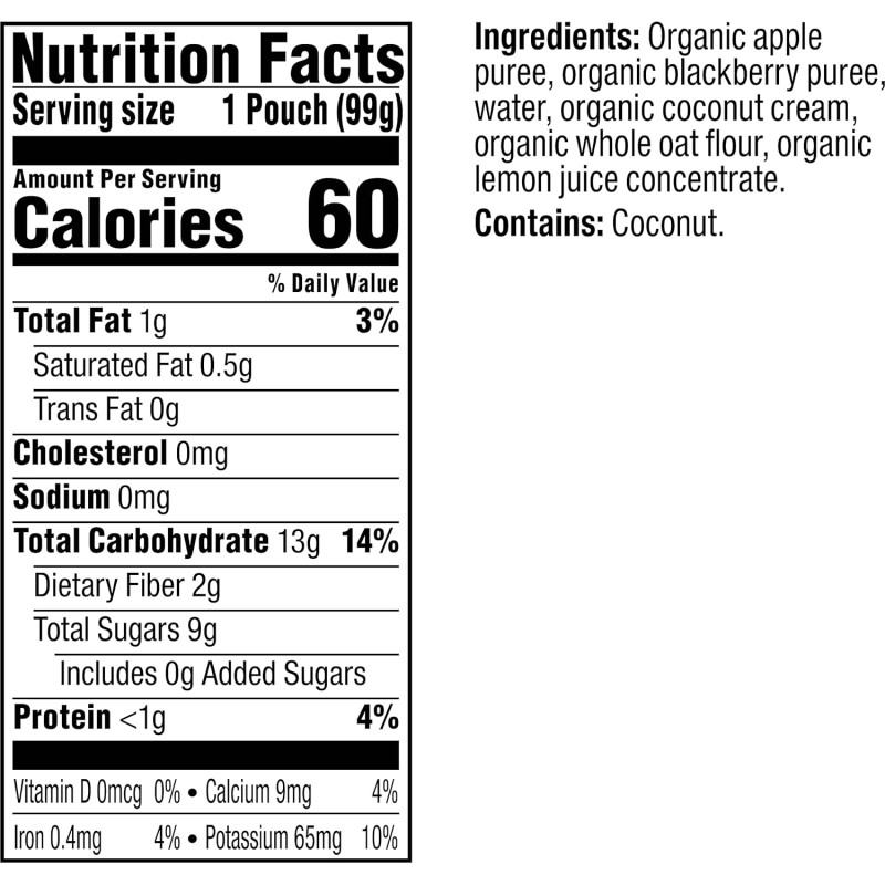 Plum Apple Blackberry Coco & Oats