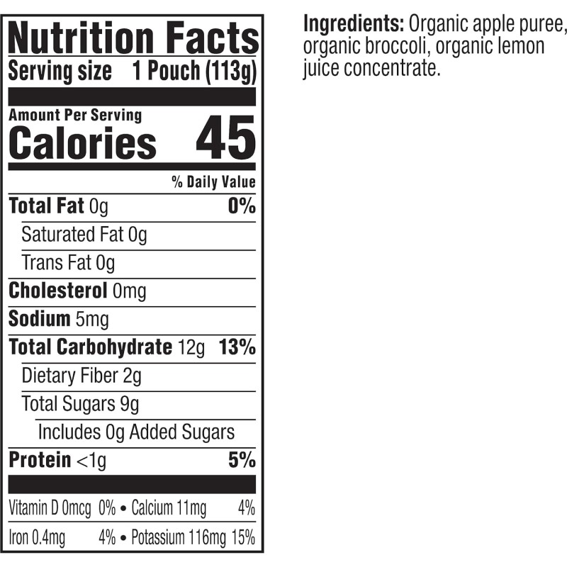 Plum Organic Apple & Broccoli