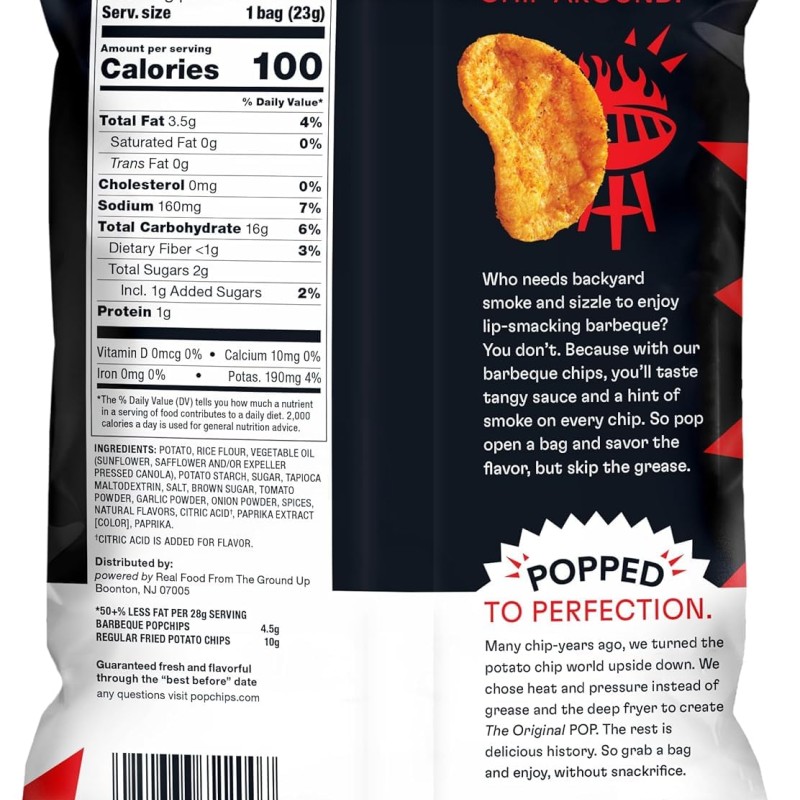 Popchips Original BBQ Flavored