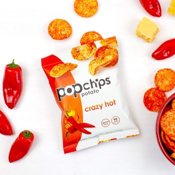 Popchips Original Crazy Hot Flavored